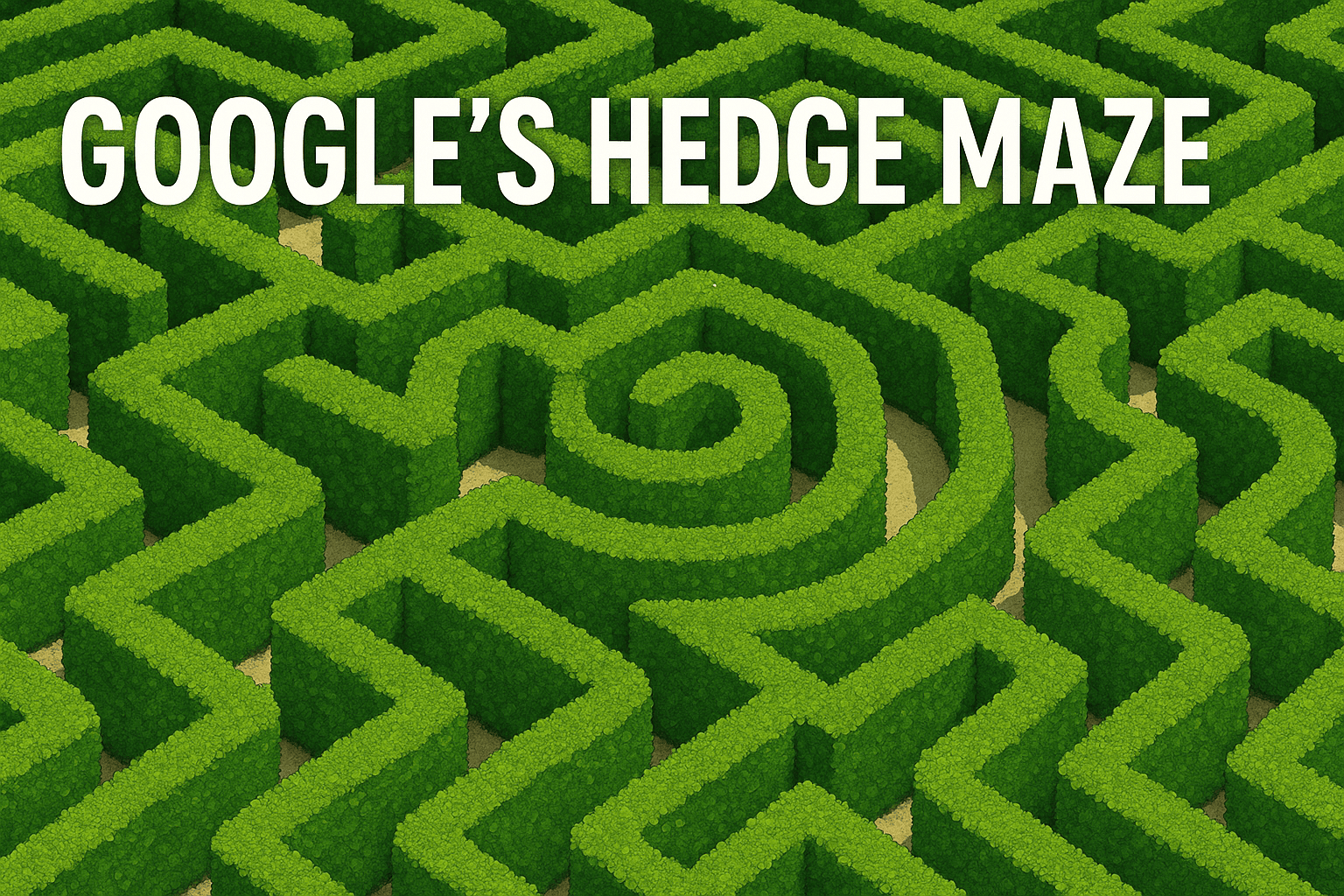 Google's Hedge Maze